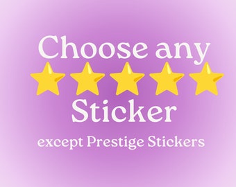 MONO GO 5Stars  Stickers ( 1pc)