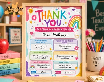 Teacher Appreciation Printable Gift, Teacher Coloring Page, Teacher Gift, Teacher Appreciation Week, End of School Gift, Thank you teacher