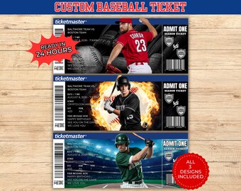Biglietti personalizzati per il baseball, biglietti sportivi, biglietti personalizzati per eventi, biglietti per il baseball, biglietti regalo per il baseball, biglietti sportivi personalizzati, biglietti sportivi