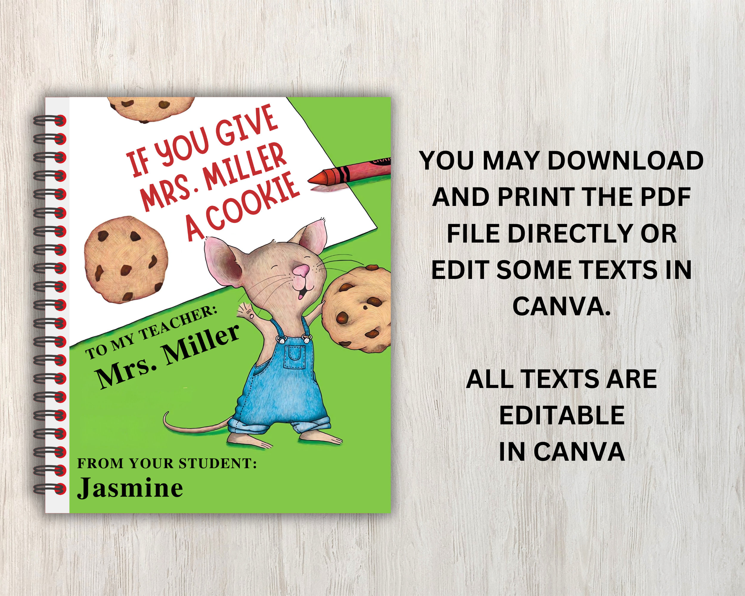 If You Give Your Teacher a Cookie - Il Fullxfull.6003060524 9t7b 
