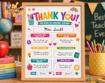 Teacher Appreciation Printable Gift, Teacher Coloring Page, Teacher Gift, Teacher Appreciation Week, End of School Gift, Thank you teacher