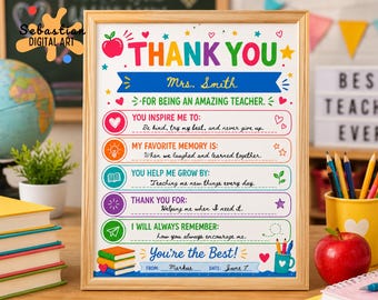 Teacher Appreciation Printable Gift, Teacher Coloring Page, Teacher Gift, Teacher Appreciation Week, End of School Gift, Thank you teacher