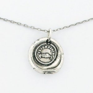 Wax Seal Jewelry, Friendship Jewelry, Wax Seal Stamp, Wax Seal Pendant, Best Friend Jewelry