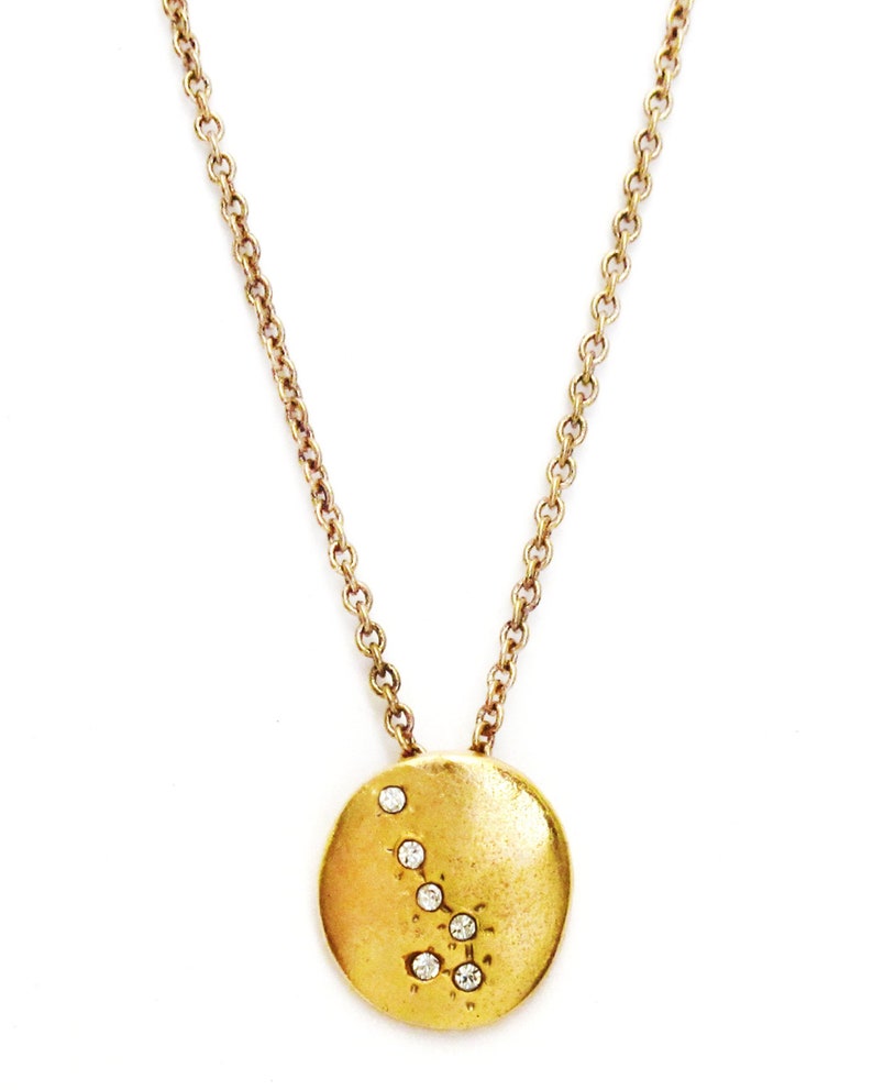 Classic Charm Necklace Scorpio Astrology Everyday Necklace Minimalist Jewelry Silver Handmade Charm Necklace Gold Celestial Necklace