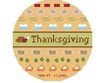 Thanksgiving Dinner Sampler - Borduur- of kruissteekdiagram