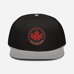 100% Proudly Made in Canada Hat | Maple Leaf Snapback | Canadian Pride Cap
