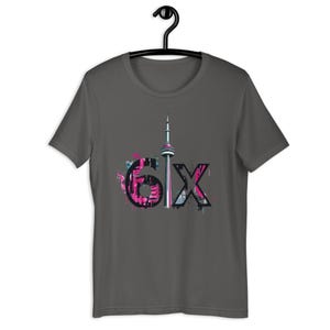 Urban 6IX Toronto Unisex T-Shirt – CN Tower Graffiti Style Design