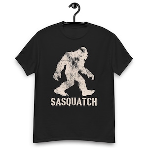 Vintage Sasquatch Unisex T-Shirt – Distressed Bigfoot Graphic Tee