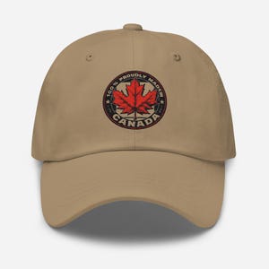 100% stolz Made in Canada Maple Leaf Dad Hat - verstellbare Baseballkappe
