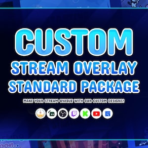 Standart Custom Order | Custom Pack | Stream Overlay Pack | Custom Panel | Custom Screen | Custom Overlay| Vtuber Overlay |Streamer  Overlay
