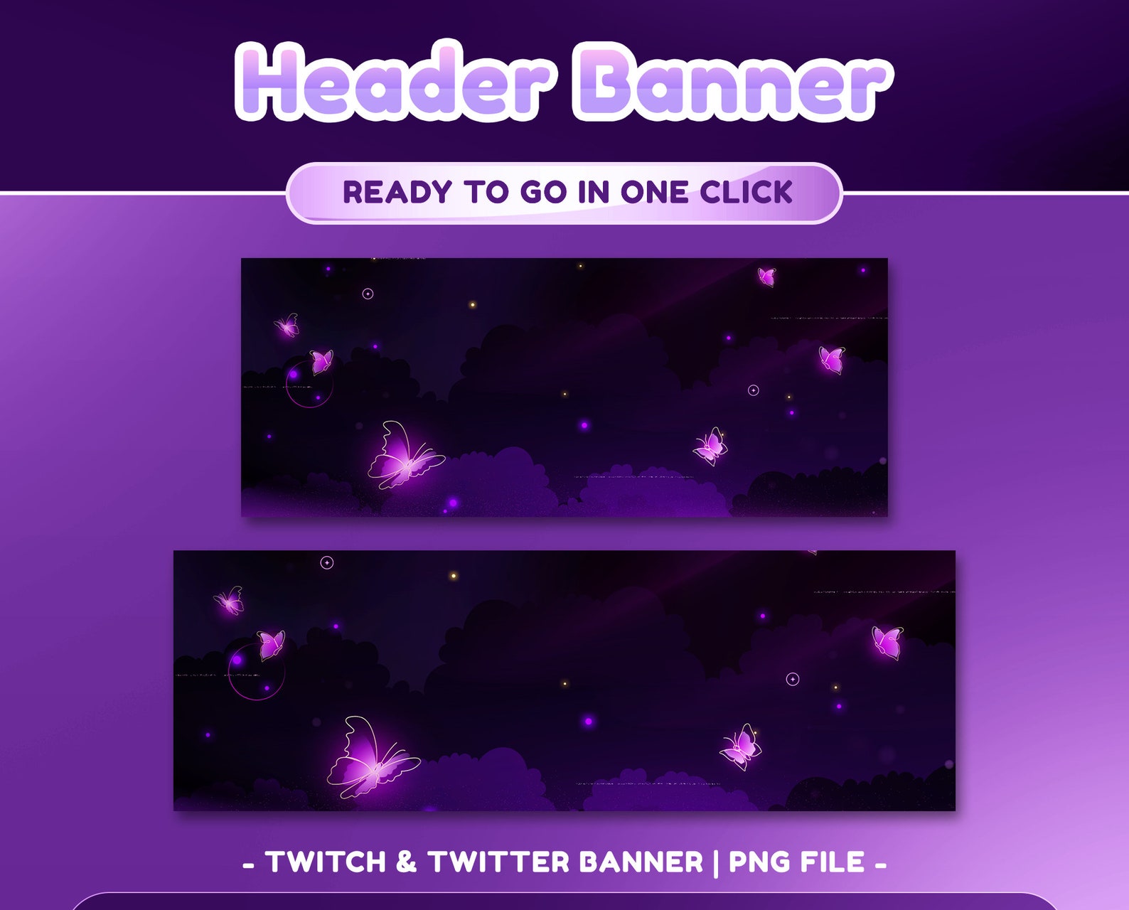 Velvet Flutter Animated Stream Pack for Twitch,youtube | Celestial ...