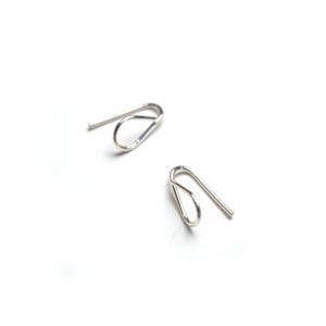 Tiny Droplet Threader Earrings in silver or 14-kt gold-filled