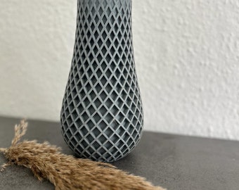 Moderne Spiral Vase 3D Druck für Trockenblumen aus Biokunststoff