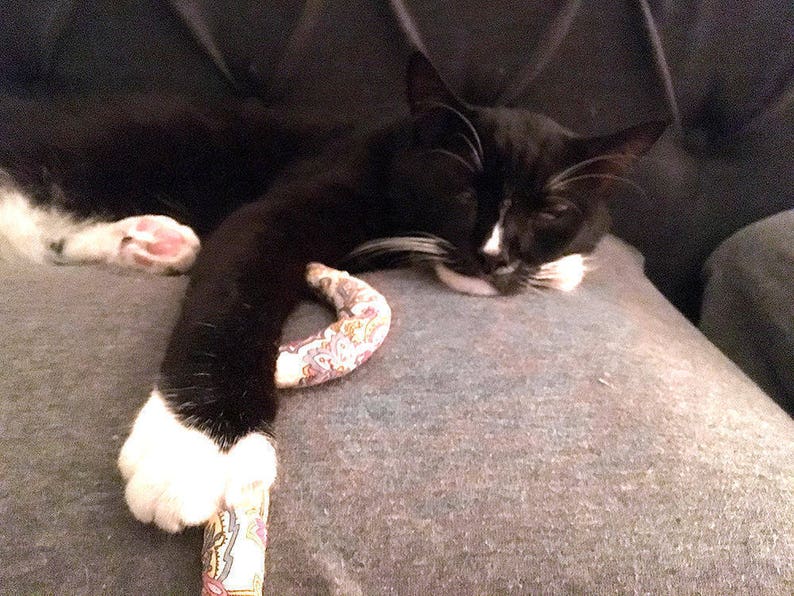 cat toy-catnip snake-handmade cat toy-cat mom pet love-kitty toy-catnip toy-animal lover-cat lover gift-cat lady-limited quantity available image 4