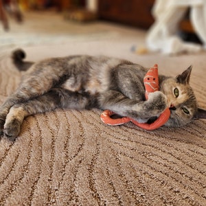 cat toy-catnip snake-handmade cat toy-catnip toy-animal lover-cat lover gift-pet lover gift-cat snake toy-cat favorite-cat lady gift-cat mom image 4