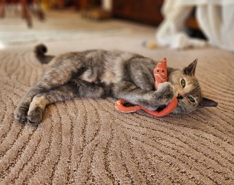 cat toy-catnip snake-handmade cat toy-catnip toy-animal lover-cat lover gift-pet lover gift-cat snake toy-cat favorite-cat lady gift-cat mom