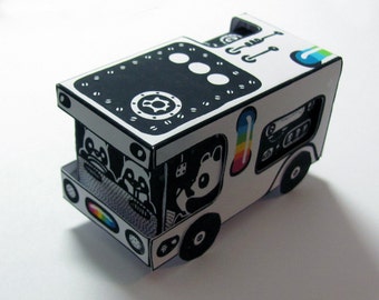 Panda Bus CMYK Papercraft PDF