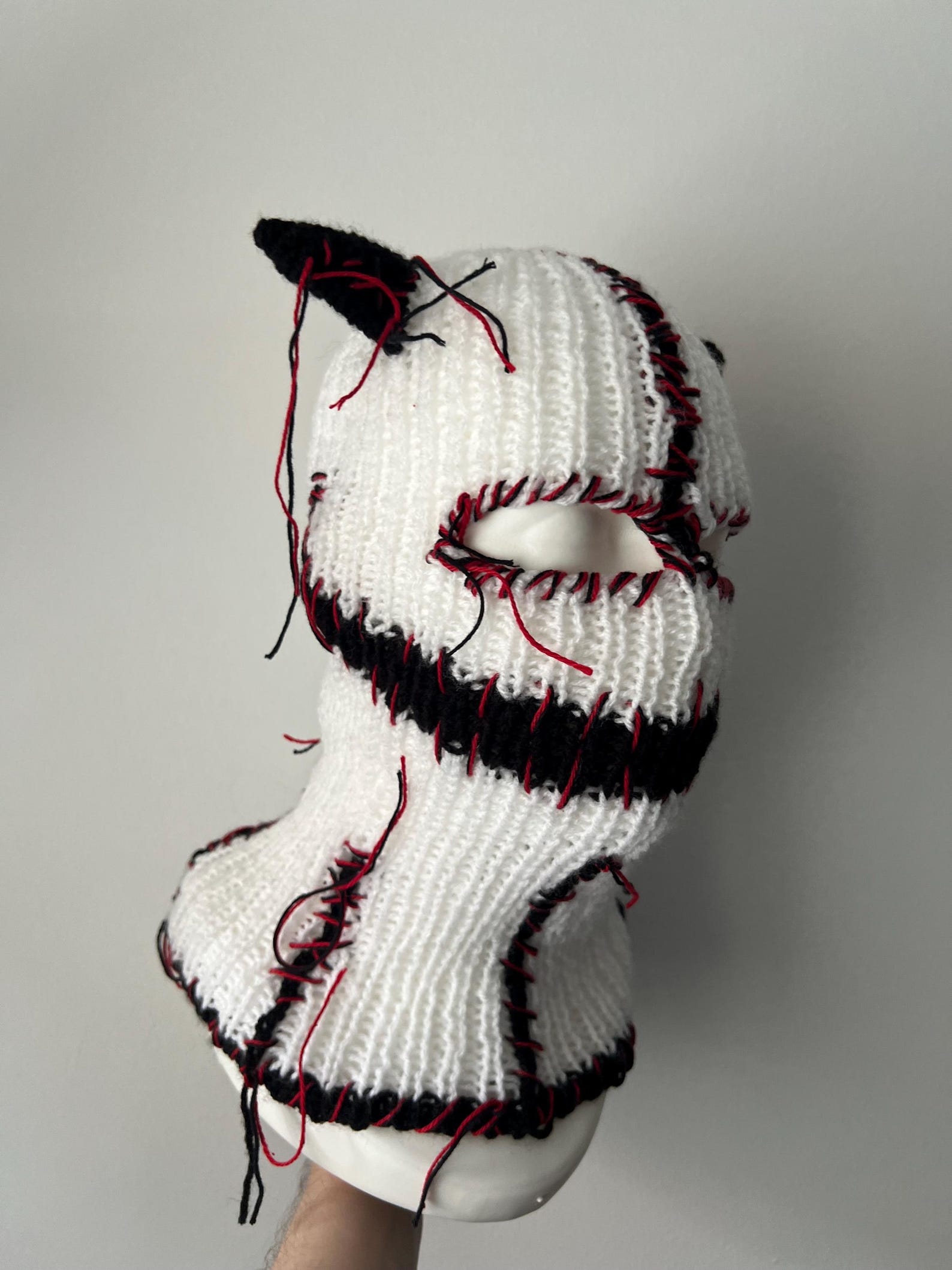 Balclava Rave Handmade Mask Balaclava Scary Ski Mask, for Rave Festival Halloween - Etsy