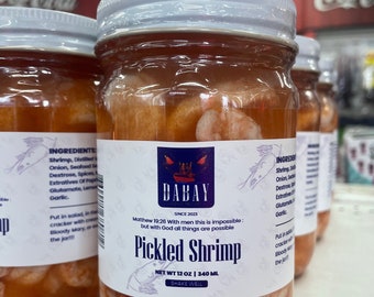 Camarones en escabeche estilo Bloody Mary