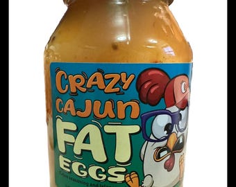 Huevos Cajun Grasos Locos - 32 onzas - 12 huevos de gallina gordos