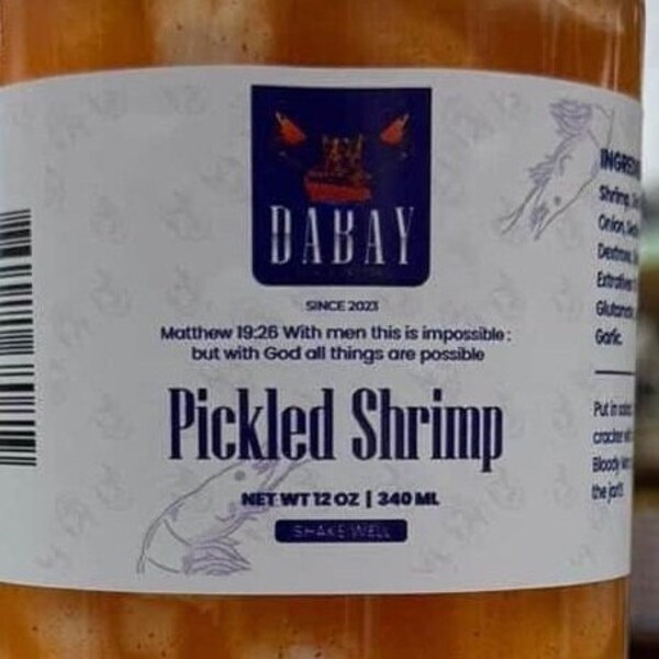 Mississippi  gulf Pickled shrimp