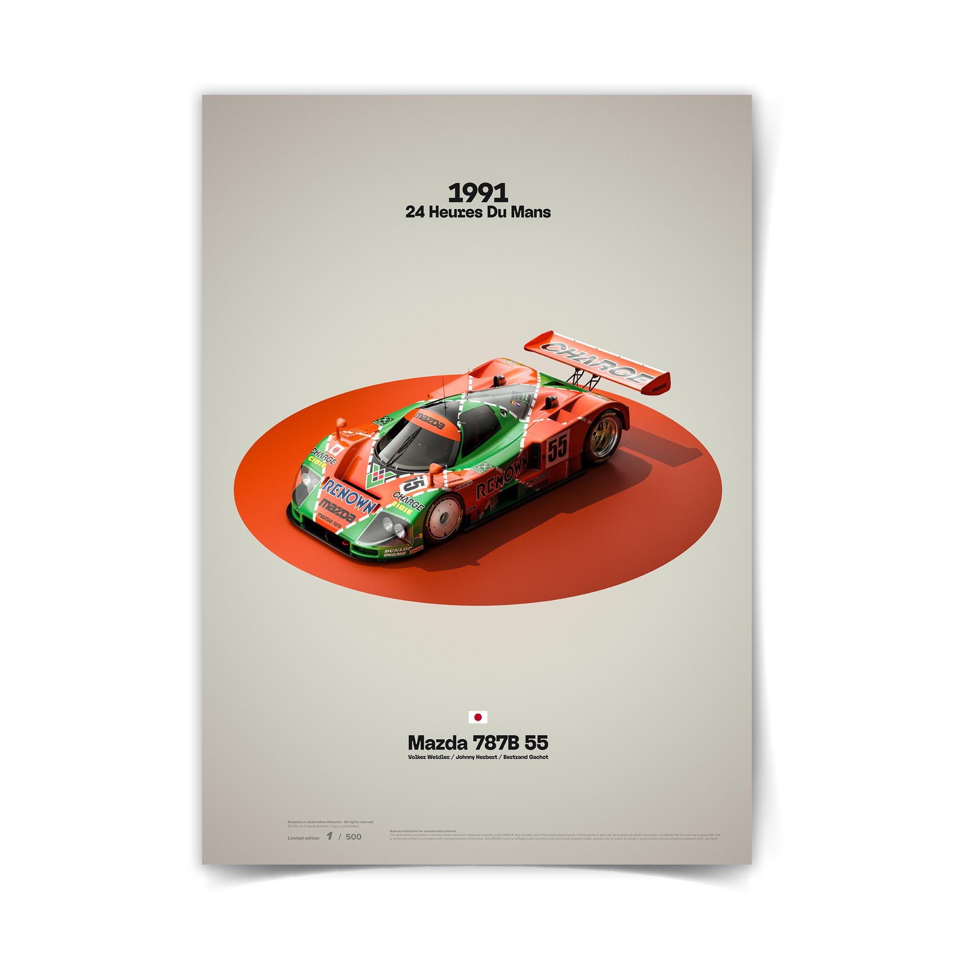 Mazda 787b - Etsy 日本