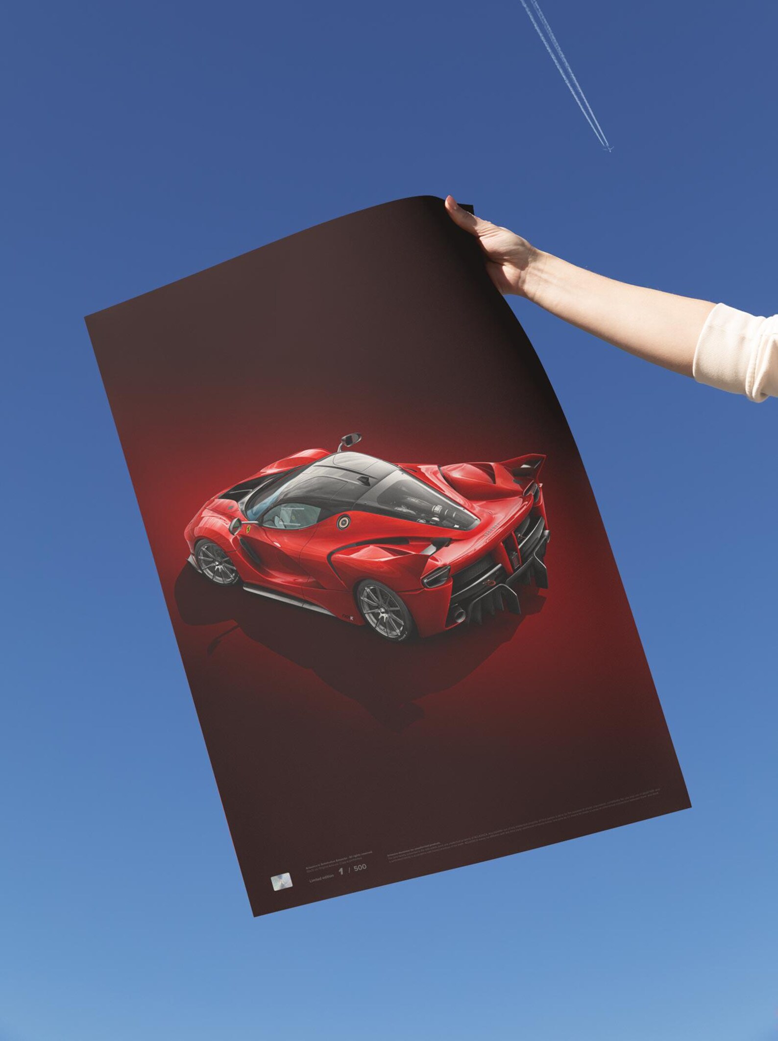 2015 Ferrari FXX K Rear Poster – Classic Giclée Print 50x70 Cm ...