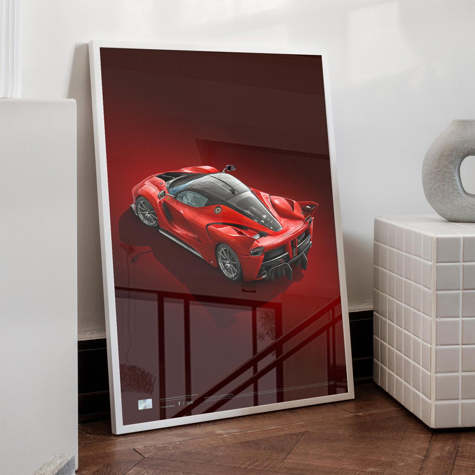 2015 Ferrari FXX K Rear Poster – Classic Giclée Print 50x70 Cm ...