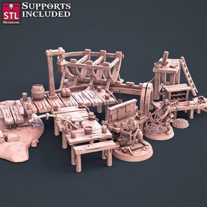 Boat builder Set mini's 32mm Scale
