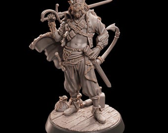 Tiefling Rogue- mini 32mm/75mm scale LET