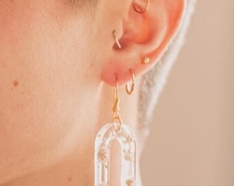 Boucles d’oreilles faites main - Modèle Chloé