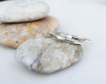 Fine Silver Stacking Rings. Pure Silver Ring Band in Your Size. Cindy's Art and Soul Jewelry