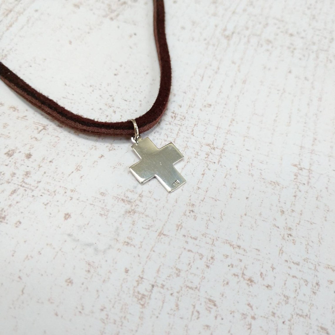 Sterling Silver Swiss Cross Necklace With Adjustable Soft - Etsy UK