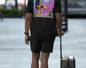 Unisex Pop Art T-Shirt | Vintage Grafik, modernes Design