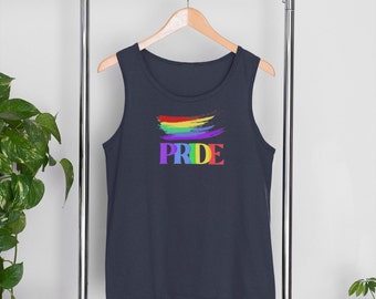 Rainbow Pride Tank Top – Unisex LGBTQ Graphic Tee