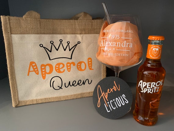 Aperol Spritz Accessoires Set - Holy Aperoli Mit Servietten & Untersetzern