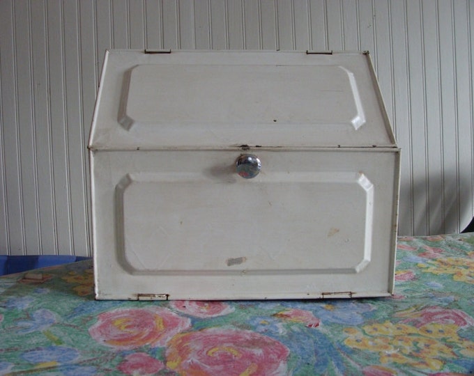 Vintage Tin Pie Safe or Large Bread Box 1930s Etsy