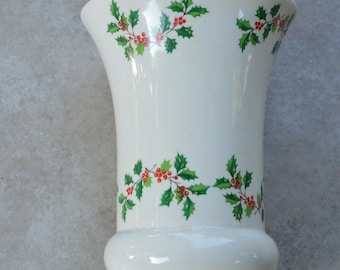 Holly Vase Design  Crown Devon Staffordshire 1902