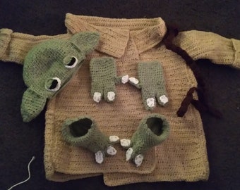 Déguisement Yoda au crochet