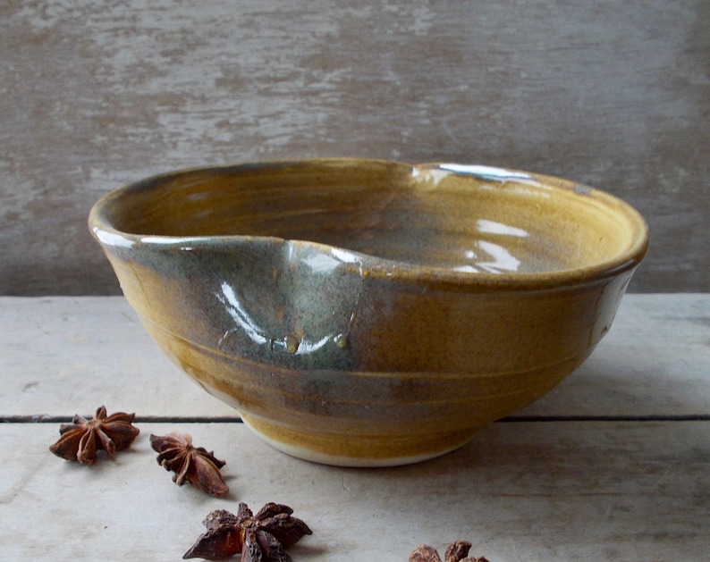 Heart Serving Bowl in Moss and Maple Heart Shaped Pasta Bowl Etsy