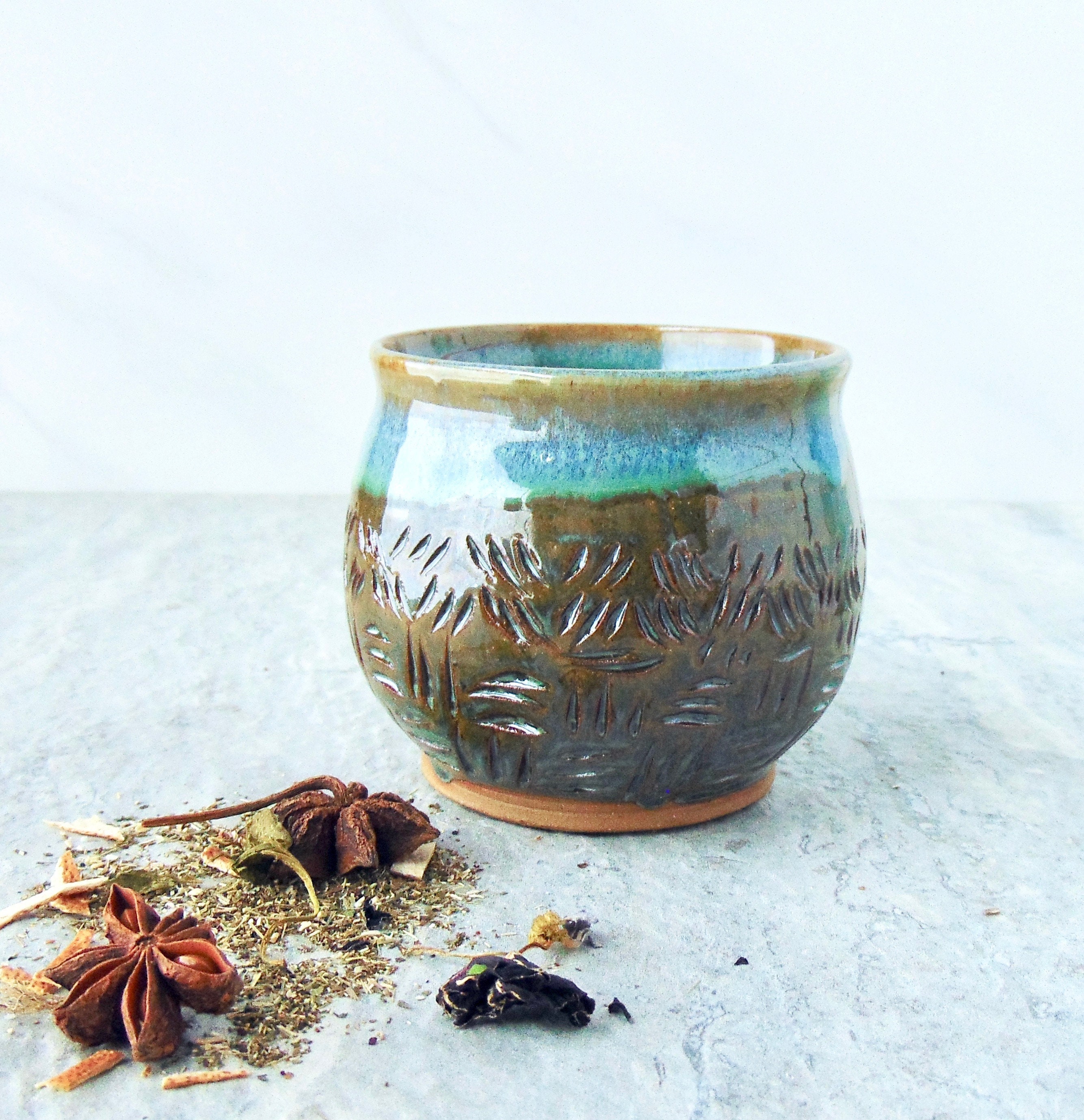 Chawan CBJN20COB10 Handmade Ceramic bowl Brown Tea Bowl Chawan CBJN20COB10 Handmade Ceramic bowl Brown Tea Bowl