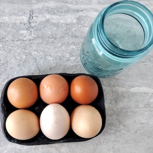 Ceramic Egg Holder, Rustic Egg Tray, Reusable Egg Rack, Food Photography Prop, Handmade Porcelain Egg Display, Antb Pottery, Ready to Ship