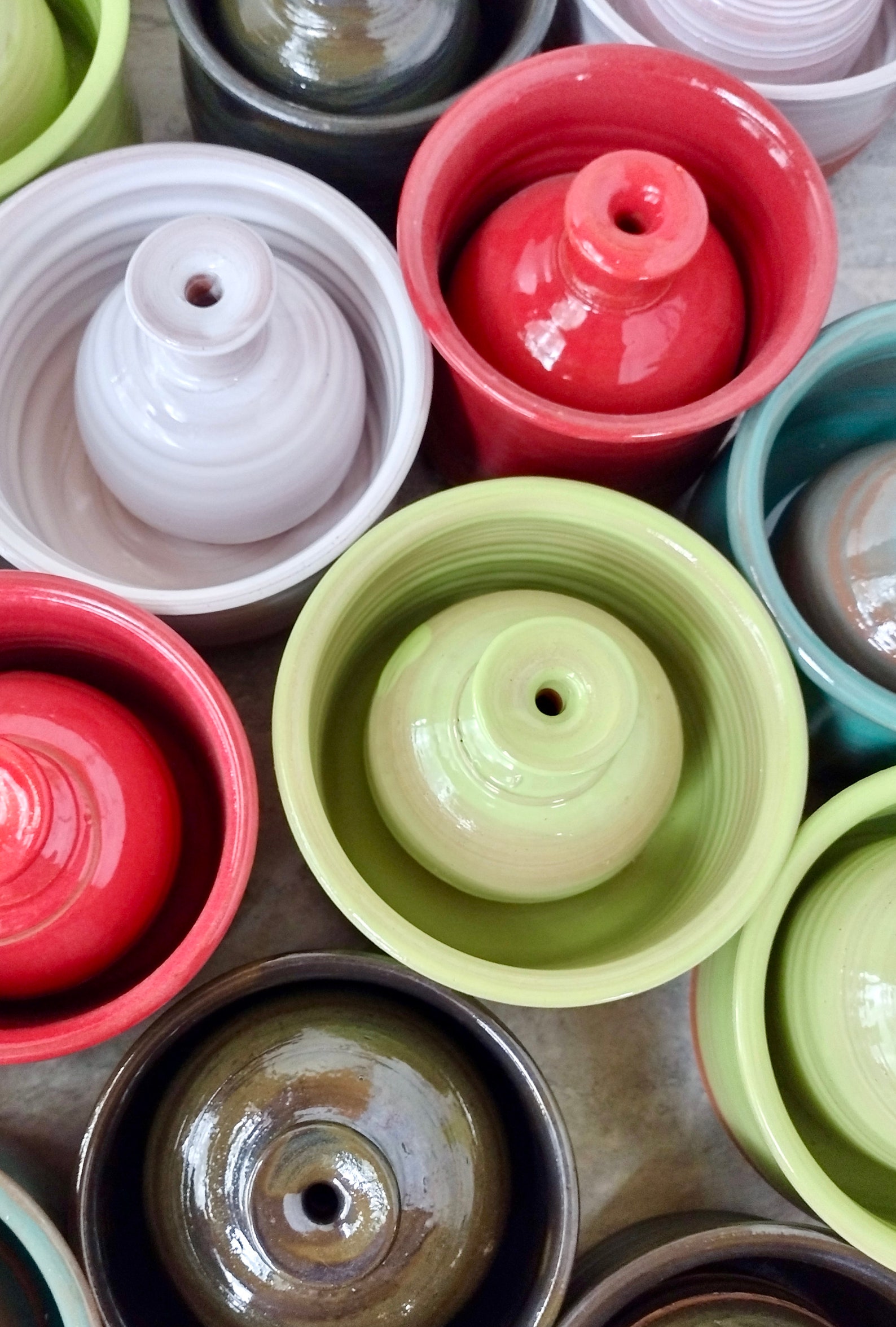 Watering Bell Thumb Pot With Water Container Weep Immersion Etsy