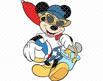 Minnie Mouse de verano, Minnie Mouse de verano Svg, Minnie Mouse de verano Png, Svg digital, Png digital, Archivo digital