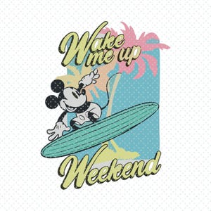 Surfing Mickey Mouse, Surfing Mickey Mouse Svg ,  Surfing Mickey Mouse Png, Digital Svg, Digital Png , Digital File