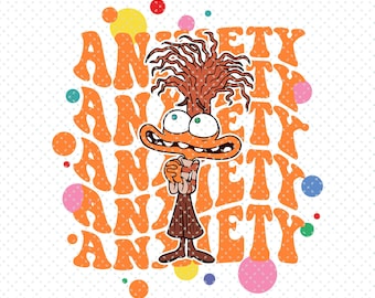 Inside Out 2 PNG SVG, Inside Out 2 Anger, Joy, Disgust, Sadness, Fear, Ennui, Envy, Embarrassment, Anxiety, Inside Out Faces, Digital File
