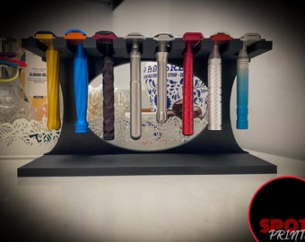 8 Slot Safety Razor Rack