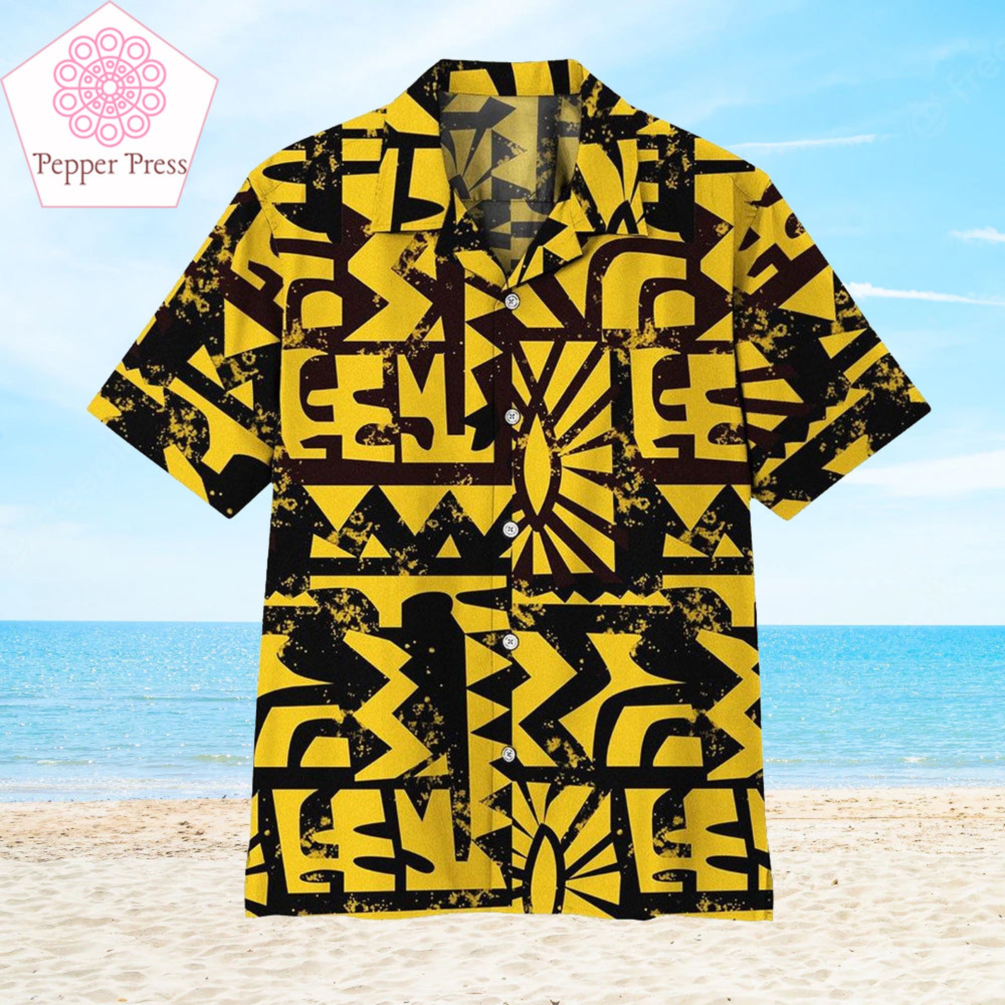 Elf gelbes Hawaiian Shirt Elf gelbes Hawaiian Shirt
