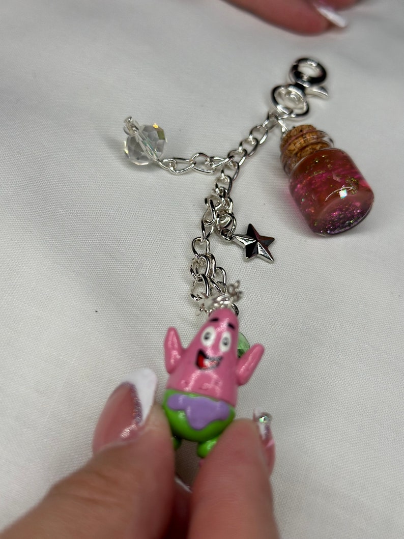 Patrick Star Keychain - Etsy
