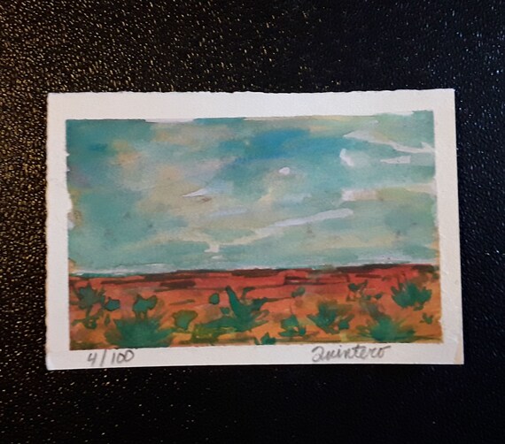 Watercolor Mini Scenes Original Painting